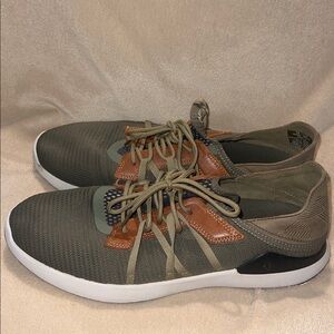 OluKai men's athletic shoe- Hunter/Lava Rock color- size 11.5 - like new